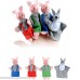 Ktyssp 4PCS Three Little Pigs and Wolf Finger Puppets Hand Puppets B07P252K2L